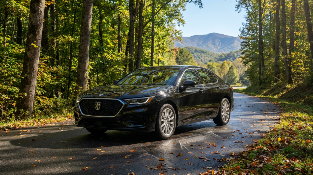 Firefly_Gemini Flash_bu arabanın arka planını değiştir.4K olsun yeni görsel.Gerçekçi bir arka plan olsun.A 38683