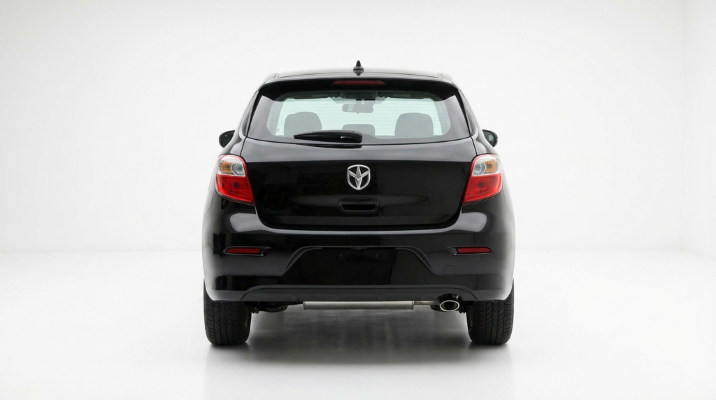 Firefly_Hatchback marka Aracı Arka Açı (Rear View) dan görüntüsünü oluşturu musun 738232